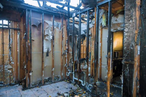 Professional Fire Damage Removal technician working in Rusk, TX